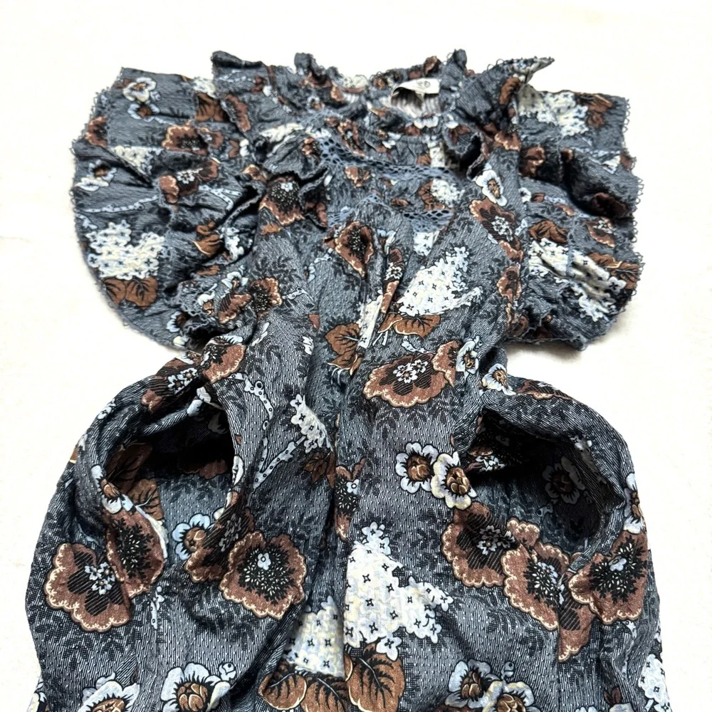 Sea New York Lucinda Seersucker Mini Dress Size S Small - Picture 6 of 11